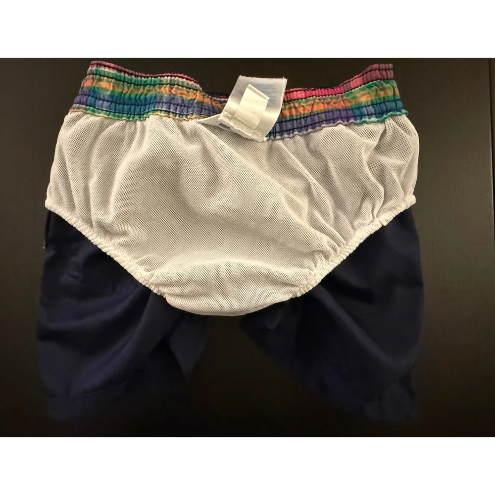 Ralph Lauren Baby Swim Trunks Shorts Toddler Boys 24m Navy Mesh-Lined‎ Swimwear